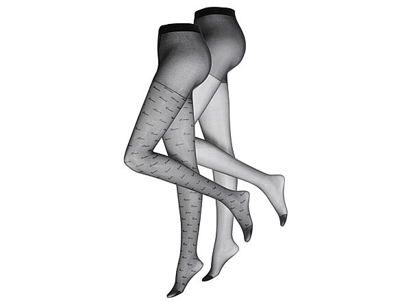 Колготки 60 Den набір 2 пари для жінки Esmara LYCRA 435610 чорний