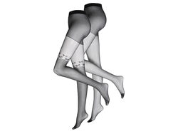 Колготки 60 Den набір 2 пари для жінки Esmara LYCRA 435610-2 чорний