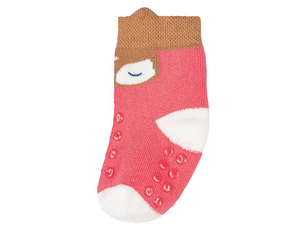 Термо-шкарпетки махрові з силіконовими вставками для дівчинки Lupilu SOFT COMFORT LYCRA 389323-1 рожевий