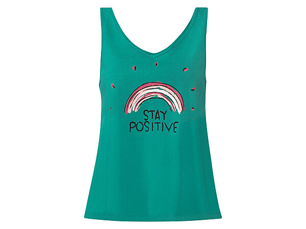 Топ вільного крою для жінки Esmara LIDL 381403 зелений