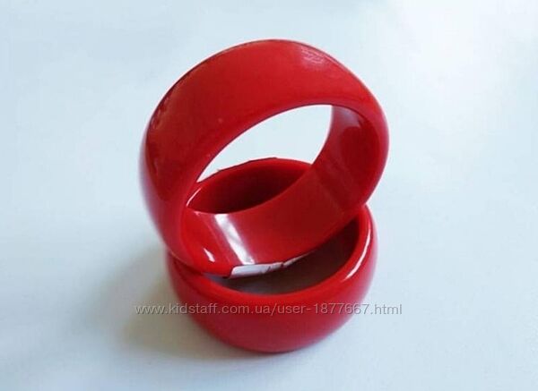 Красный браслет широкий модный большой браслет пин ап