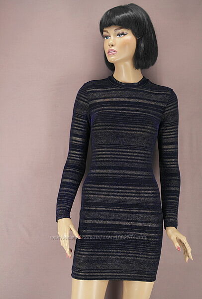 Стильное брендовое платье topshop с люрексом. размер uk10/eur38.