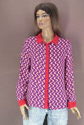Брендовая вискозная блузка marks & spencer. размер uk 14/eur 42.