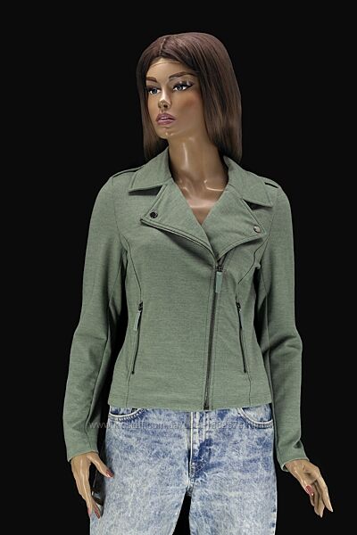 Брендовая трикотажная куртка-косуха Street One. Размер uk10/eur38.