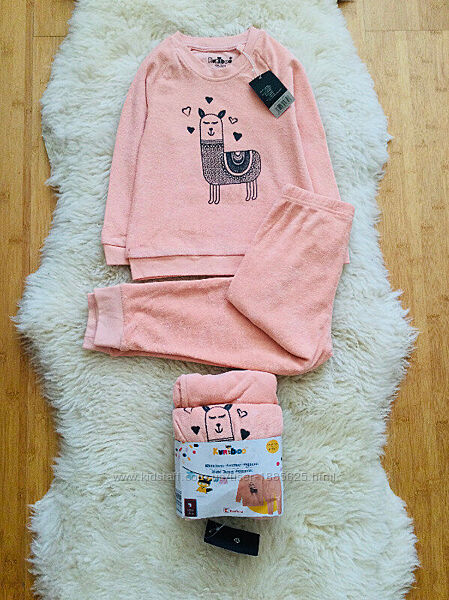 LUPILU. Колекція 2024 р. ЛАМА Дитяча махрова зимова піжама. Німеччина. дома