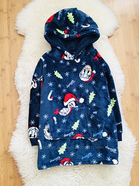 5-7 рок Disney Новорічний Міні Маус Худі оверсайз. домашня сорочка, халат. 