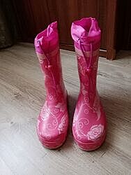 резинові чоботи  для дівчинки розмір 33