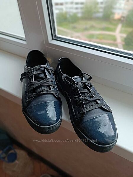 Шкіряні кеди туфлі розмір 40