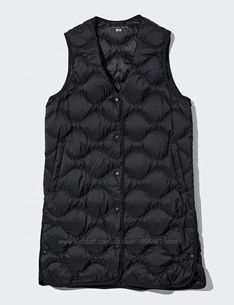 Ultra light down long vest - Uniqlo, XS 