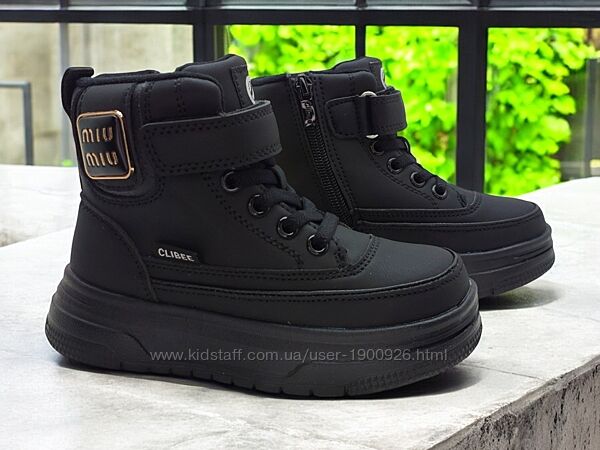 Черевики Clibee арт. KB522 black, чорний