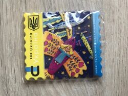 Магніт Українська Мрія Ан-225 Літак Мрия марка рельєфний