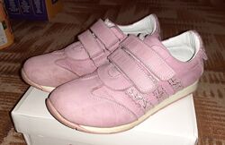 Замшевые кроссовки Bayrak для девочки 30-31 размер 19,5 см по стельке