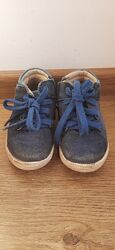 Ботинки туфли кросовки сині замшеві clarks geox goretex  р.6 22,5 13,5 см