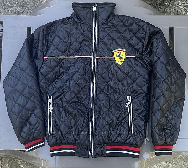 Легкая стеганая куртка Ferrari рост 134-140