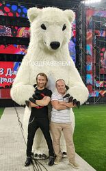  Ростровая кукла белый медведь Аниматор Киев и область