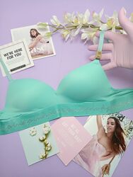 70А - Victorias Secret Pink wireless push up bra оригінал ліф без кісточки