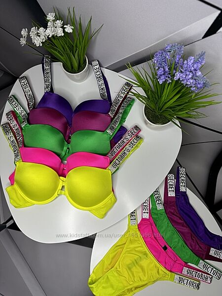 женские комплекты Victorias Secret, наборы Виктория Сикрет  - Розпродаж