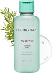 Заспокійливий тонер Bringgreen tea tree cica soothing toner 250ml
