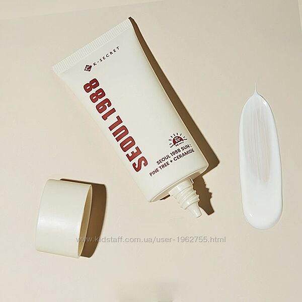 Сонцезахисний крем k-secret seoul 1988 pine tree ceramide spf cream 50ml