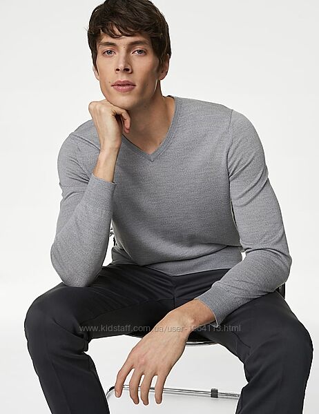 Стильний чоловічий светр свитер M&S