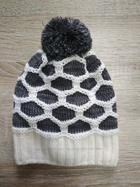 Тепла зимова шапка Lenne Saya  р.52, 56 сіра, коричнева