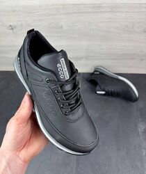 кроссовки  Еcco, 40-45 размер, кожа натуральная, на полные ноги