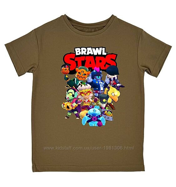 Футболка brawl stars Fortnite Minecraft Roblox GTA Mr Beast