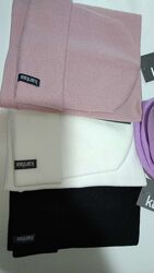 Яркие теплые наборы шапка и снуд