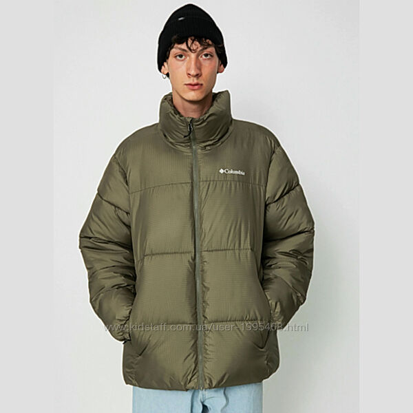 Чоловіча зимова куртка Columbia Puffect II Jacket Olive оригінал, S