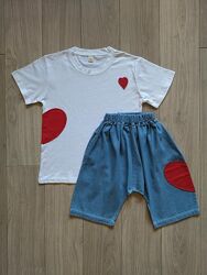 Дитячий костюмчик костюм шорти та футболка