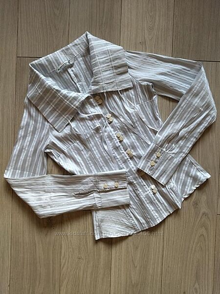 Сорочка блуза на гудзиках блузка з довгим рукавом elements