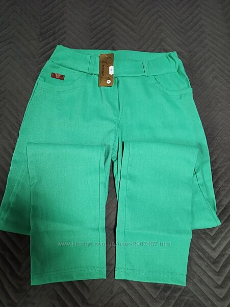 р.48-50летние женские брюки зелёные лёгкие модные
