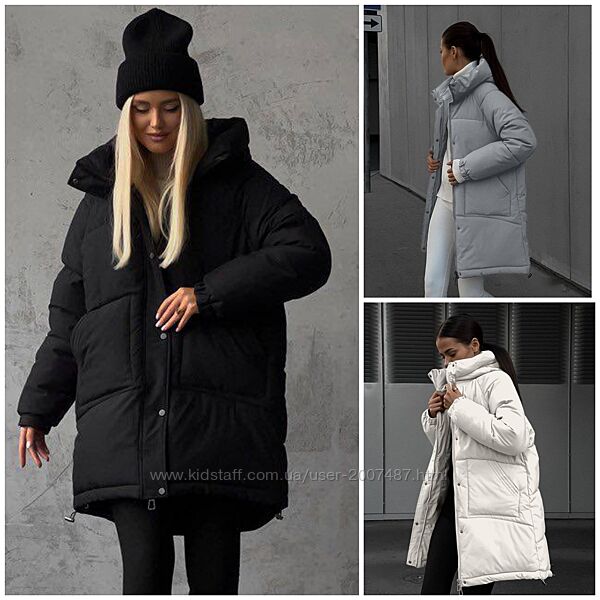 Теплая куртка зимняя женская куртка плащёвка синтепон 7050vel