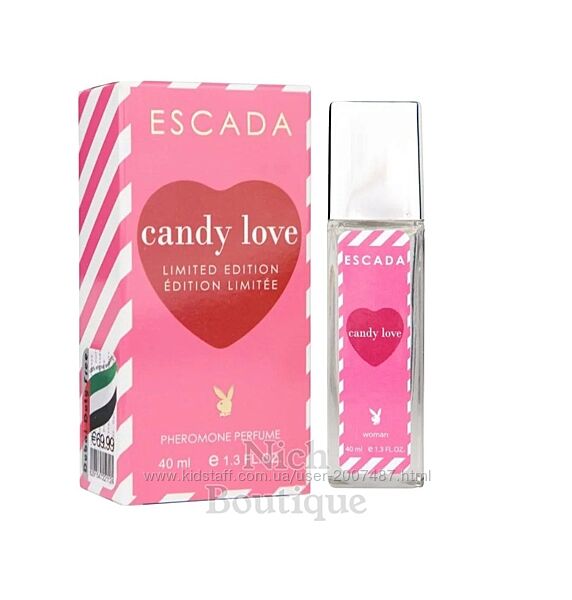 Escada Candy Love 40 мл Жіночі нішові стійкі елітний парфуми шлейфовий аром