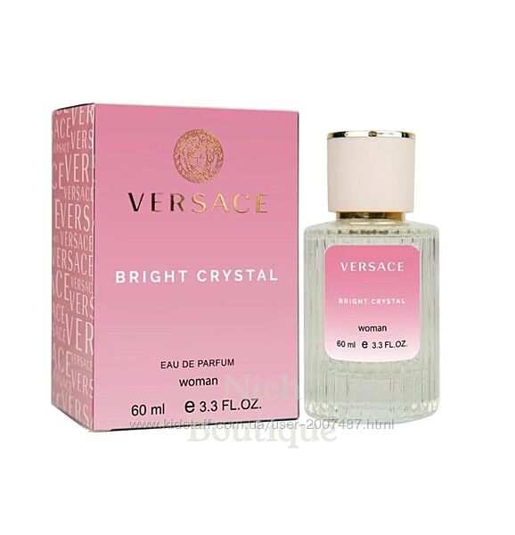 Versace Bright Crystal 60 мл Жіночі нішові стійкі елітний парфуми шлейфовий