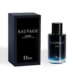 Dior Sauvage Elixir 60 мл мужские  нишевые стойкие элитный парфюм туалетная