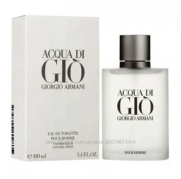 Giorgio Armani Acqua Di Gio 100 мл чоловічі нішові стійкі елітний парфум ту