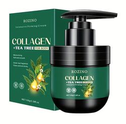 Rozino Collagen  tea tree 100 мл крем для рук та тіла колаген чайне дерево