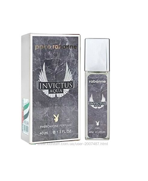 Paco Rabanne Invictus Aqua 40 мл чоловічі нішові стійкі елітний парфум туал