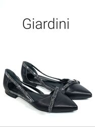 Кожаные женские летние туфли Giardini Оригинал