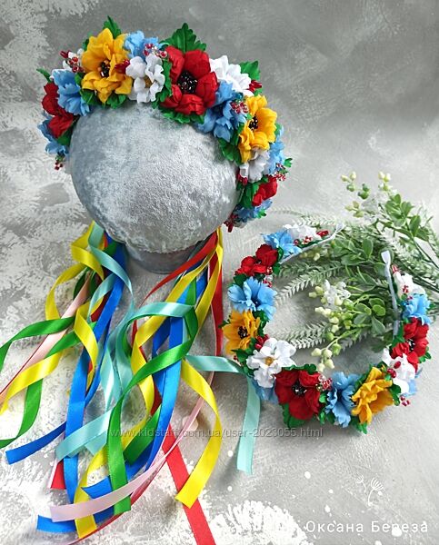 Обруч в українському стилі