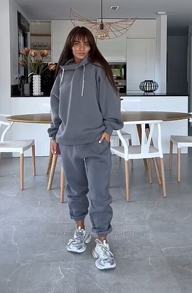 Предзаказ Original brand, костюм двойка женский спортивный теплый с начесом