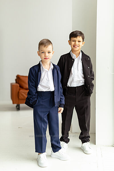 Костюм двойка детский школьная форма, школьный, для мальчика, бомпер брюки