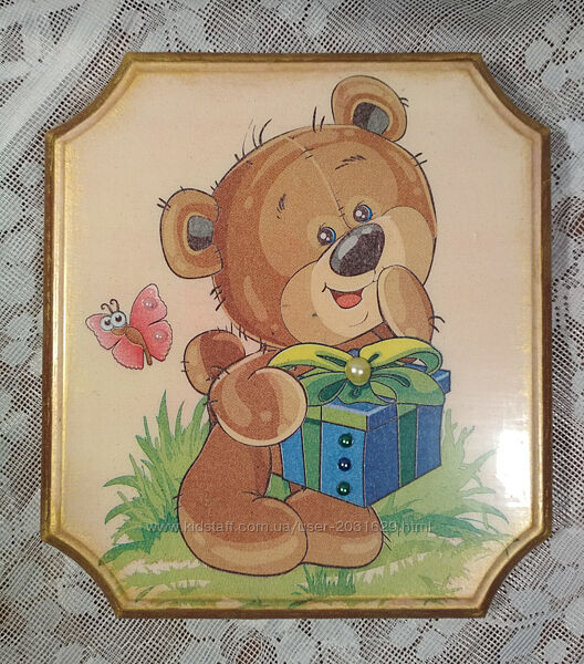 Интерьерное панно в детскую декупаж варианты