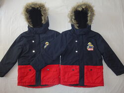 Зимняя куртка Topolino, на рост 116-122см.6-7лет. Для двойни