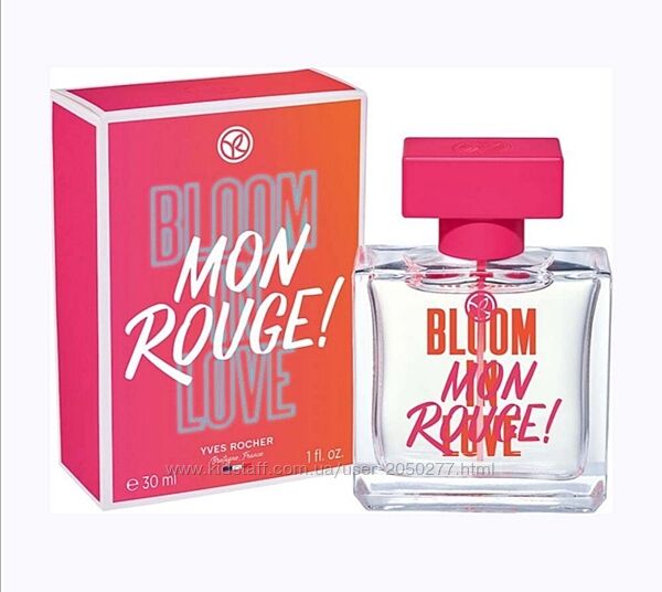 Парфюмированная вода Bloom in Love 30мл Mon Rouge Yves Rocher Ив Роше