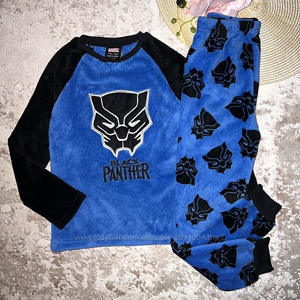 Плюшева піжама / домашній костюм для хлопця Розмір 8/9 років