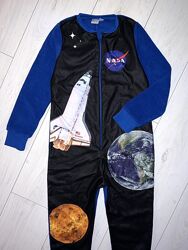 Флісовий ромпер NASA на замочку. Розмір 122/128
