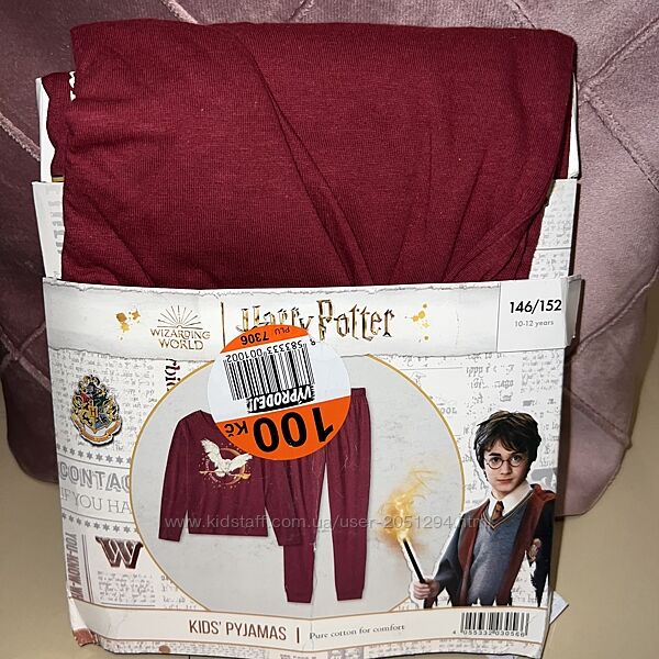 Піжама котонова Harry Potter Розмір 10-12 років
