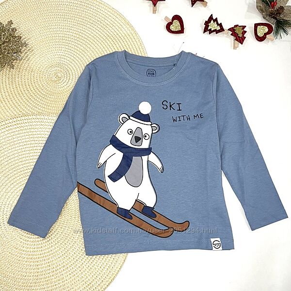 Реглан котоновий з милим мішуткою  Розмір  92 3шт.  98